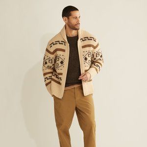 Pendletoon Westerley Men's Sweater The Dude XL Tan/Brown